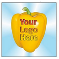 Yellow Bell Pepper Photo Badges/Button w/ Metal Pin (2.5" x 2.5")